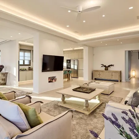 Magnificent Agia Sofia 6 Bedrooms Sapphire Outstanding Sea And Sunset Views Tourlos